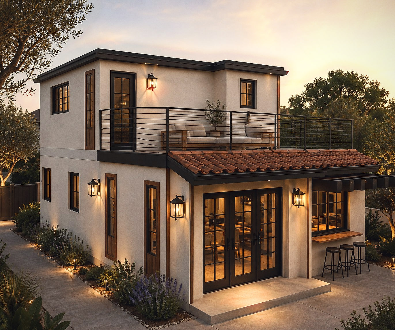 Design rendering of an ADU project in Lomita, California by M&N Home Design