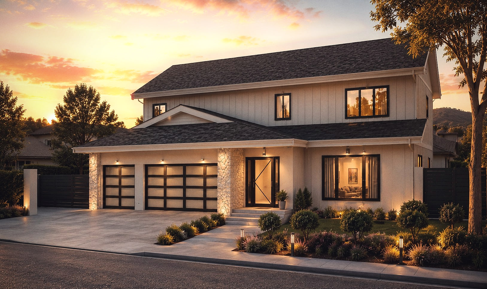 Design rendering of Second Calabasas residence in Calabasas, California — view 2