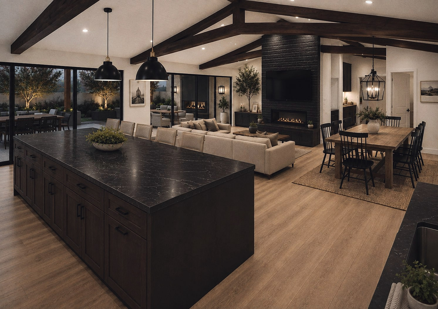 Design rendering of Hillside residence in Thousand Oaks, California — view 3