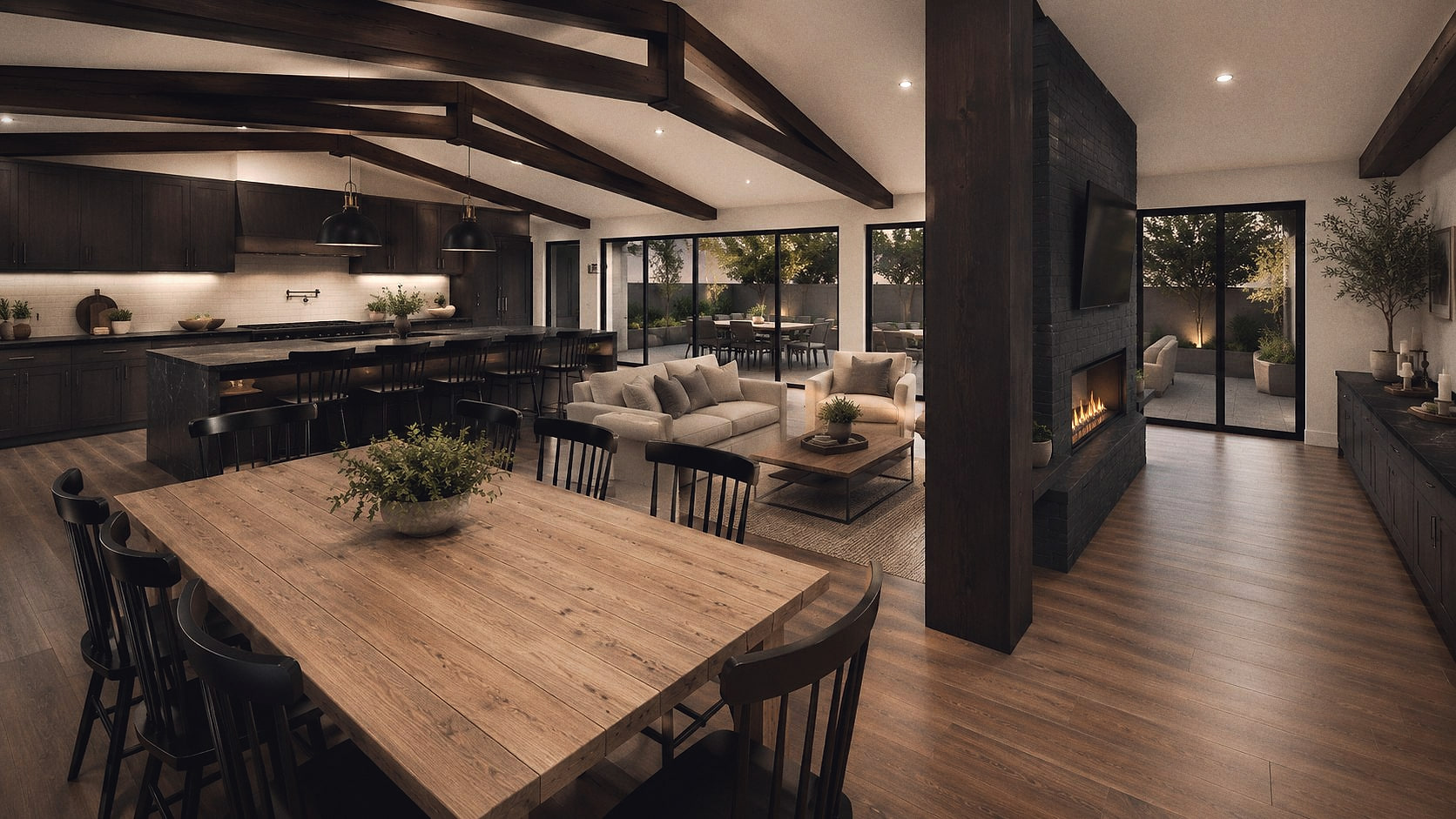 Design rendering of Hillside residence in Thousand Oaks, California — view 4